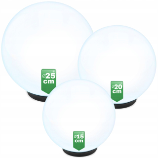 Solárna lampa NNLED, biela, 73 cm, 3 ks.